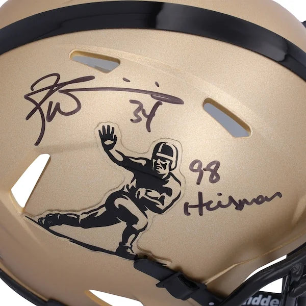 Ricky Williams Signed Texas Longhorns Heisman Mini Helmet | 1998 Inscription