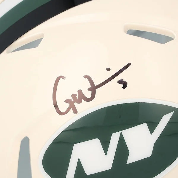 Garrett Wilson Signed Jets Riddell Retro Speed Mini Helmet | Authenticated