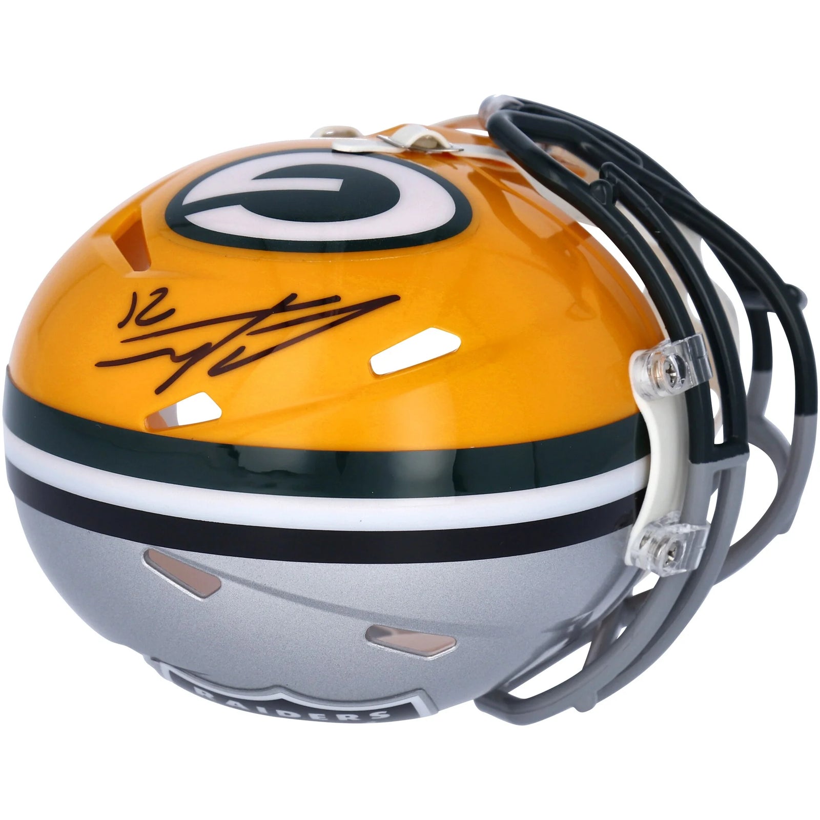 Charles Woodson Signed Half & Half Riddell Mini Helmet | Raiders & Packers