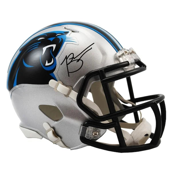 Bryce Young Signed Carolina Panthers Riddell Speed Mini Helmet