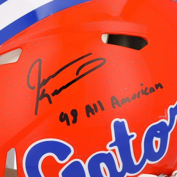 Jevon Kearse Signed Florida Gators Riddell Helmet | 1998 All-American Inscription