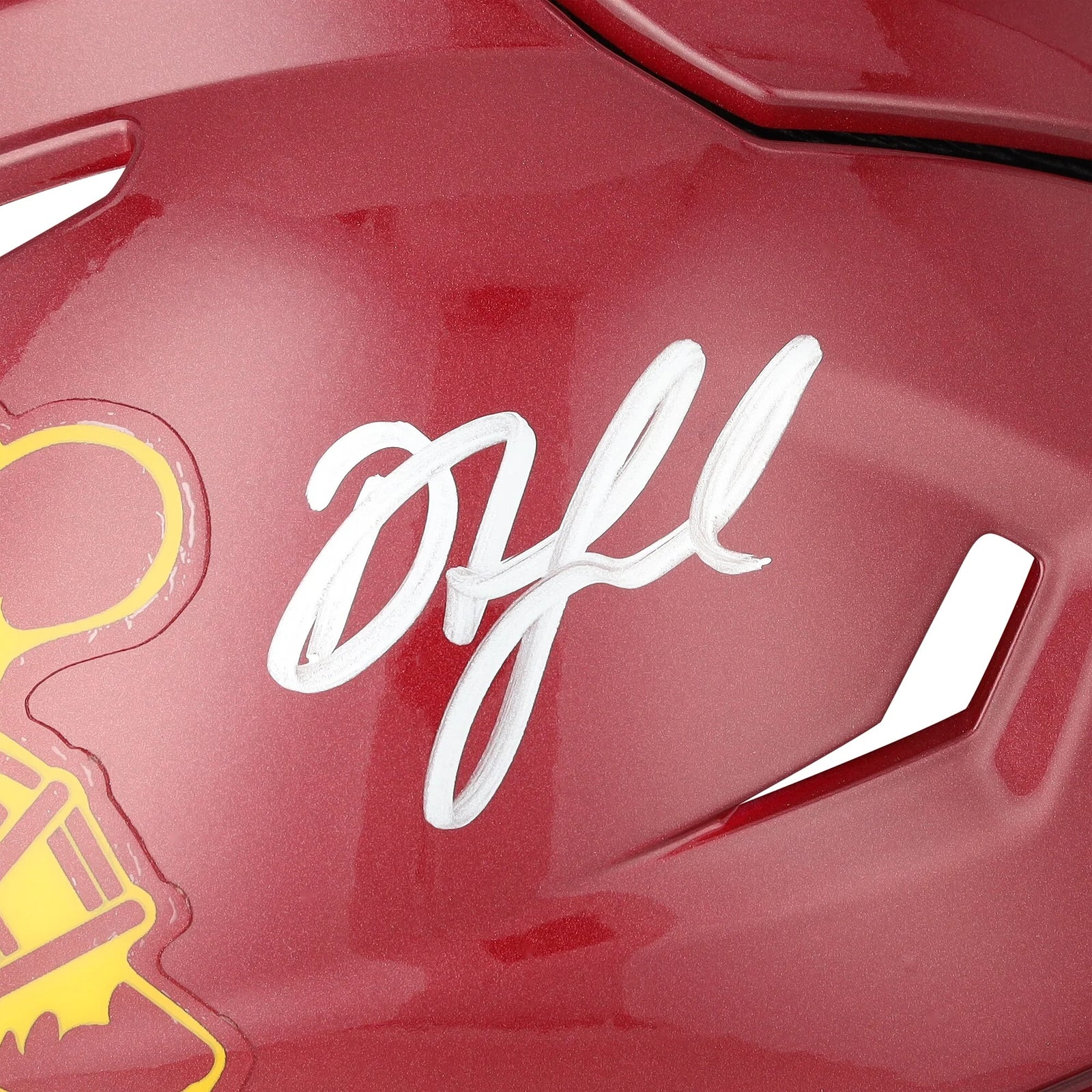 Drake London Signed USC Trojans Riddell Speed Flex Midi Helmet | Authenticated