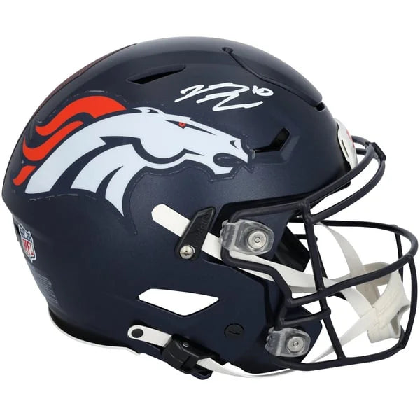 Bo Nix Signed Denver Broncos Riddell Speed Flex Helmet | Authenticated | WNHLTNI0001