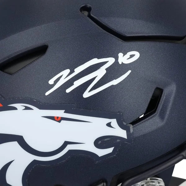 Bo Nix Signed Denver Broncos Riddell Speed Flex Helmet | Authenticated | WNHLTNI0001
