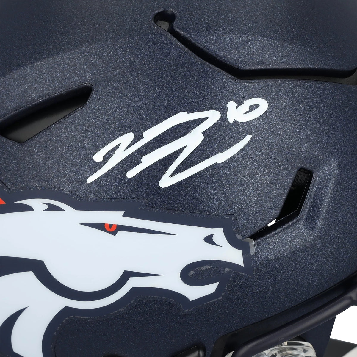 Bo Nix Signed Denver Broncos Riddell Speed Flex Helmet | Authenticated | WNHLTNI0001