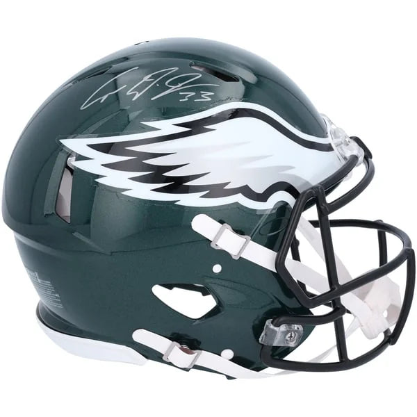 Cooper DeJean Signed Philadelphia Eagles Riddell Speed Helmet | WPHLTDE0010