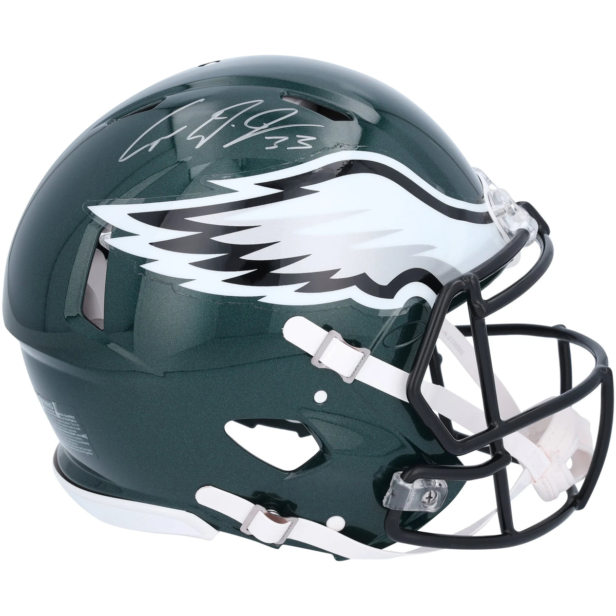 Cooper DeJean Signed Philadelphia Eagles Riddell Speed Helmet | WPHLTDE0010