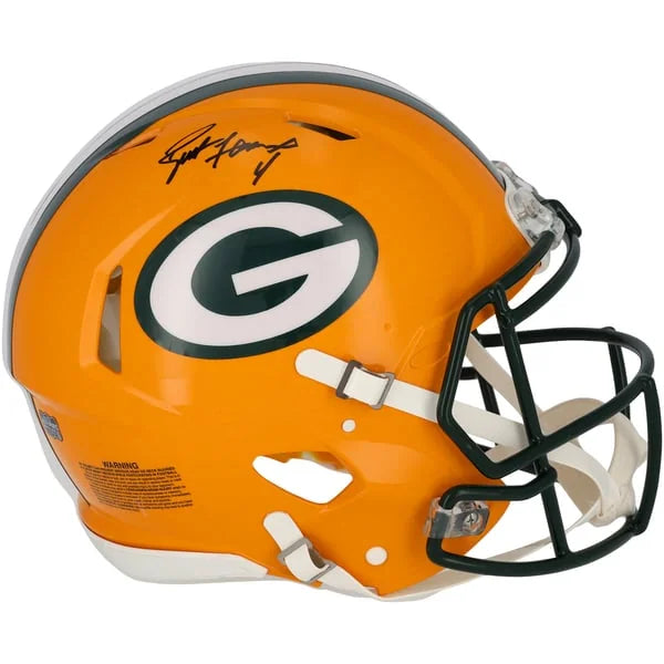 Brett Favre Signed Packers Riddell Speed Helmet | Authenticated | WPHLTFA0045