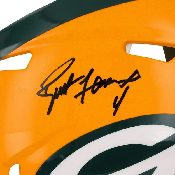 Brett Favre Signed Packers Riddell Speed Helmet | Authenticated | WPHLTFA0045