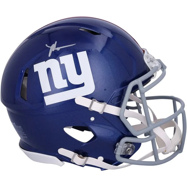 Malik Nabers Signed Riddell Speed Helmet | New York Giants | WPHLTNA0032