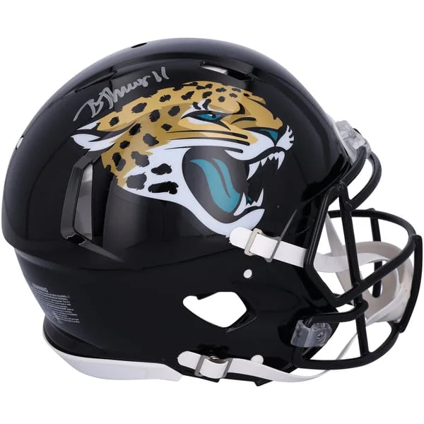 Brian Thomas Jr. Signed Riddell Speed Helmet | Jacksonville Jaguars | WPHLTTH0052