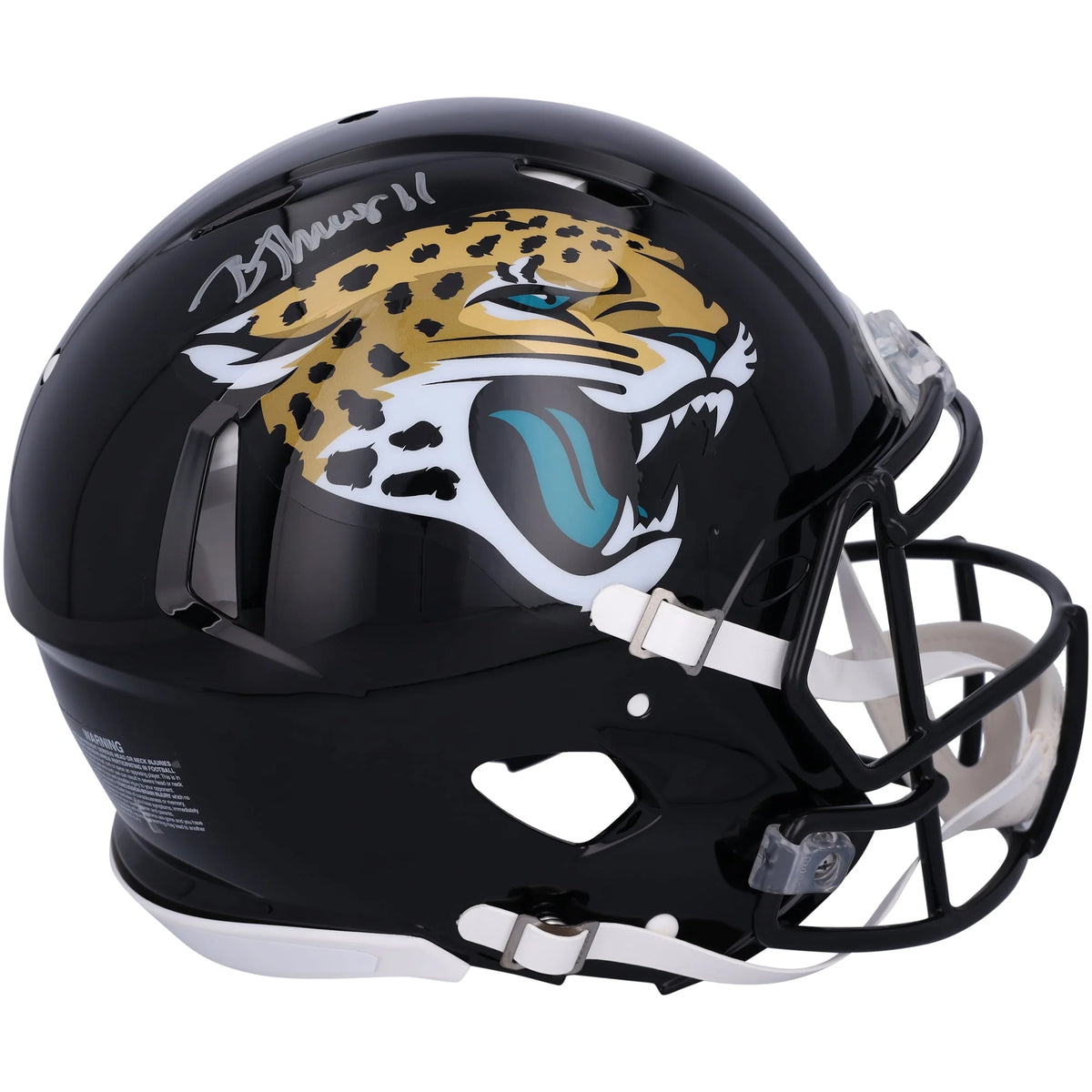 Brian Thomas Jr. Signed Riddell Speed Helmet | Jacksonville Jaguars | WPHLTTH0052
