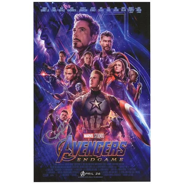 Jeremy Renner Signed Avengers: Endgame Movie Poster | 11 x 17
