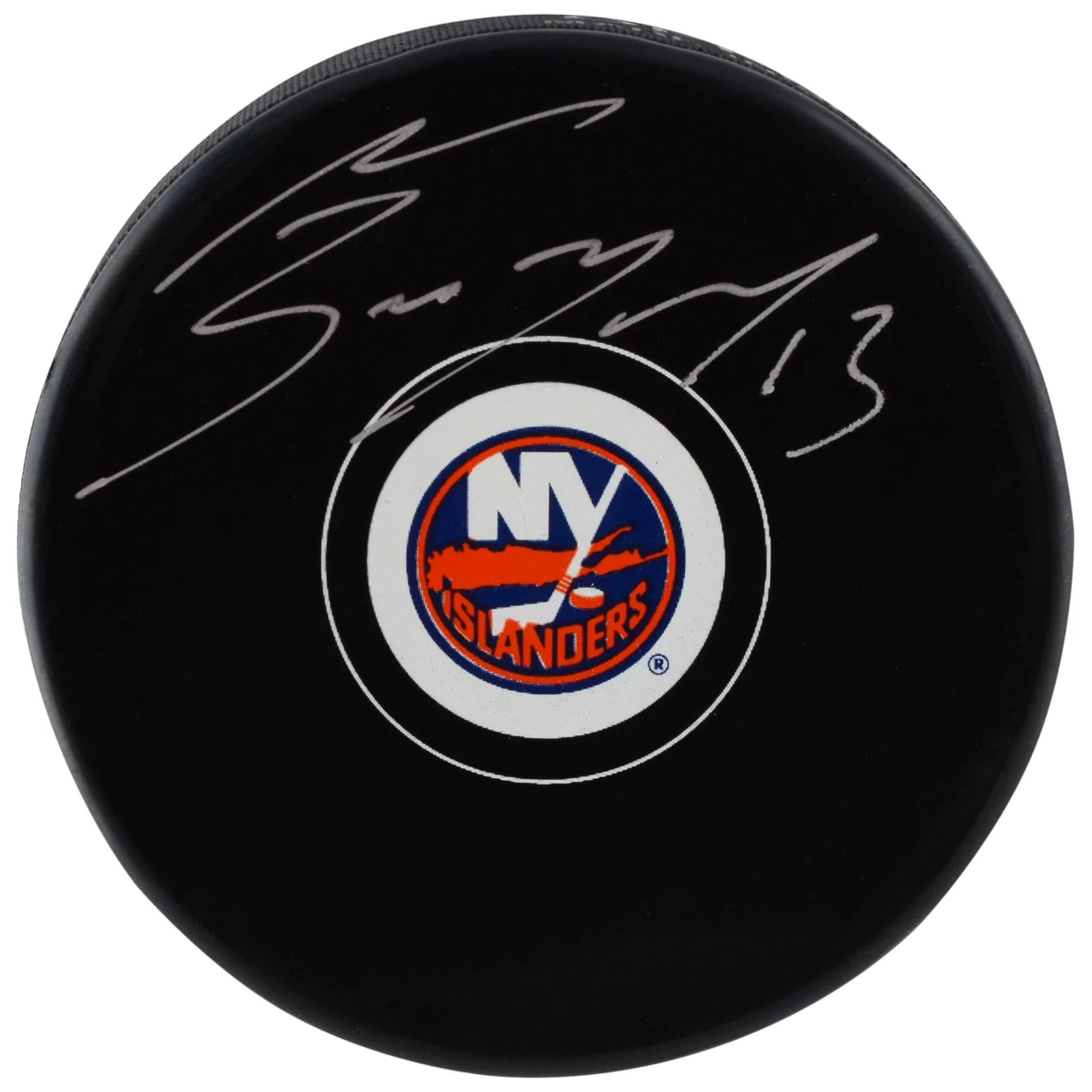 Mathew Barzal New York Islanders Fanatics Authentic Autographed Hockey Puck - F2