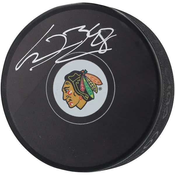 Connor Bedard Signed Chicago Blackhawks Hockey Puck | Authenticated