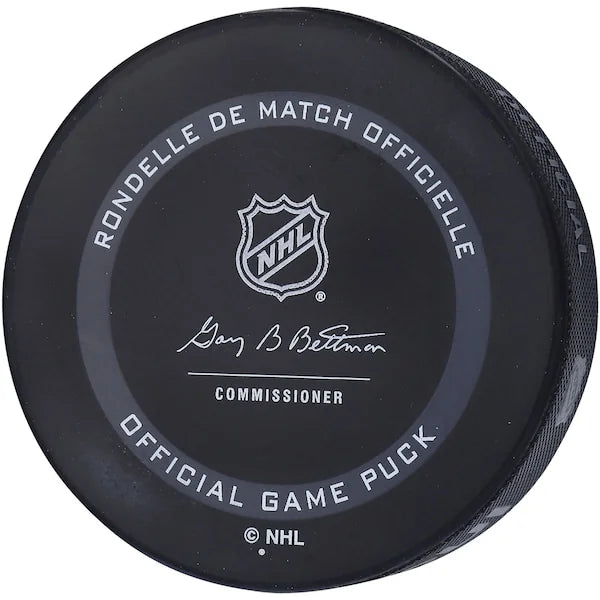 Brock Boeser Signed Vancouver Canucks Official Game Puck | 2021 Model