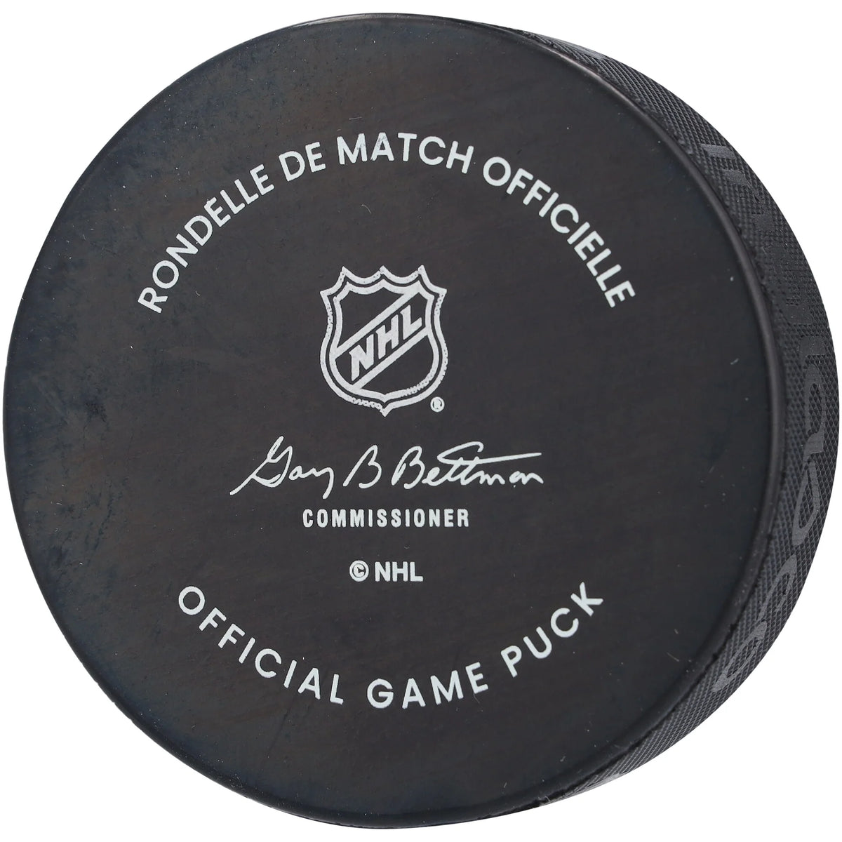 Evan Bouchard Signed 2023 Heritage Classic Game Puck | Edmonton Oilers
