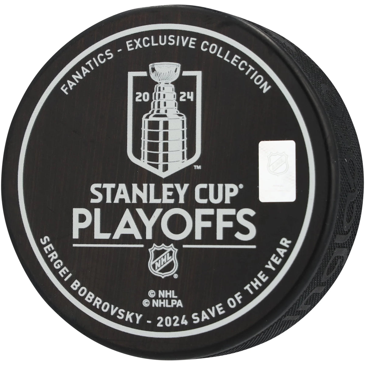Sergei Bobrovsky Signed 2024 Stanley Cup Playoff Hockey Puck | Limited | WPUCKBO0214