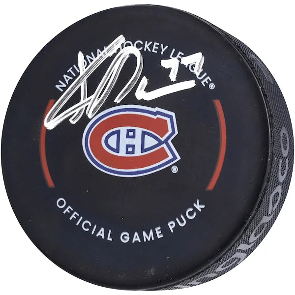 Kirby Dach Signed Montreal Canadiens Official Game Puck | Authenticated