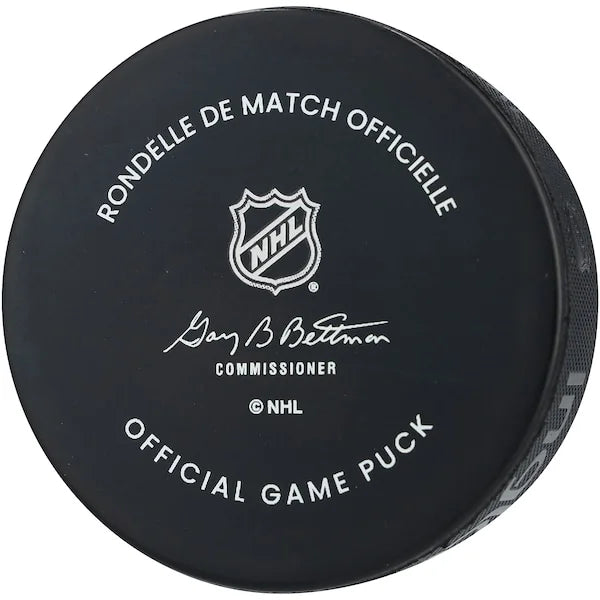 Brock Faber Signed Minnesota Wild 25th Anniversary Game Puck