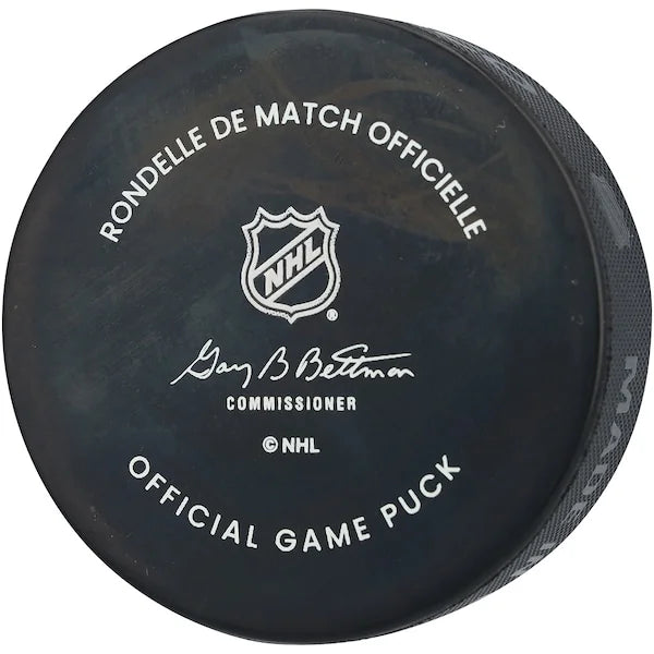 Marc-Andre Fleury Signed Minnesota Wild 25th Anniversary Puck | Authenticated