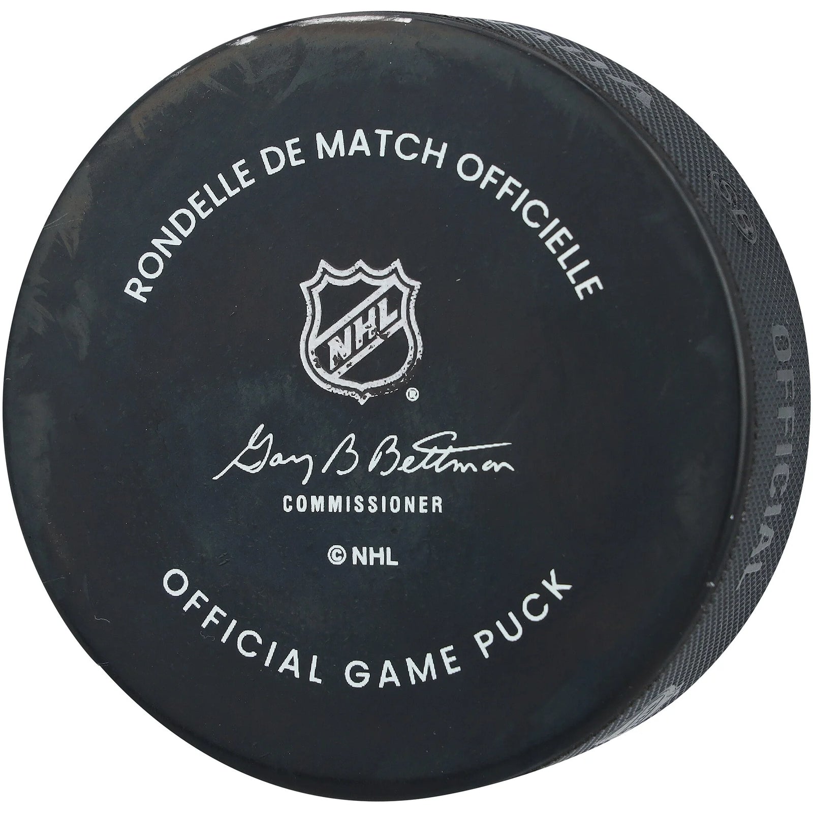 Marc-Andre Fleury Pittsburgh Penguins Autographed Fanatics Authentic Official Game Puck - F