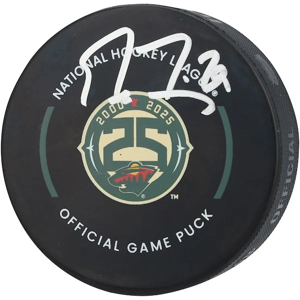 Marc-Andre Fleury Minnesota Wild Autographed 25th Anniversary - F
