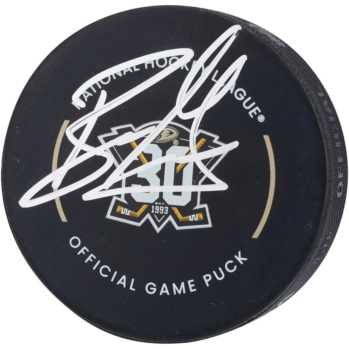 Ryan Getzlaf Signed Anaheim Ducks Puck | 30th Anniversary Official