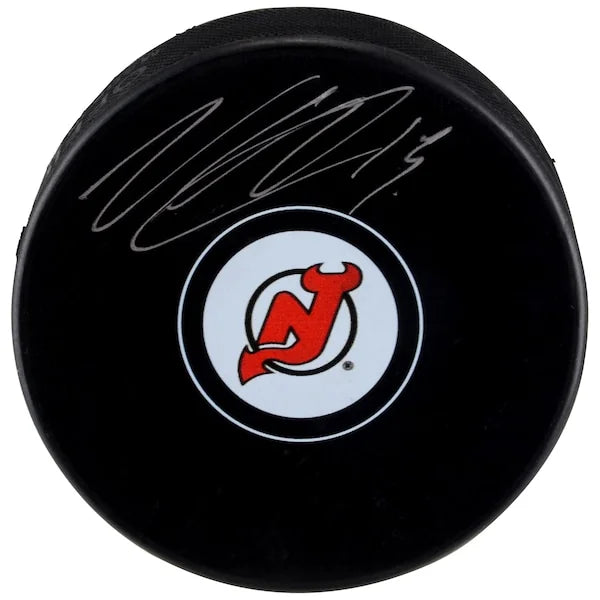 Nico Hischier Signed Devils Hockey Puck | Authenticated