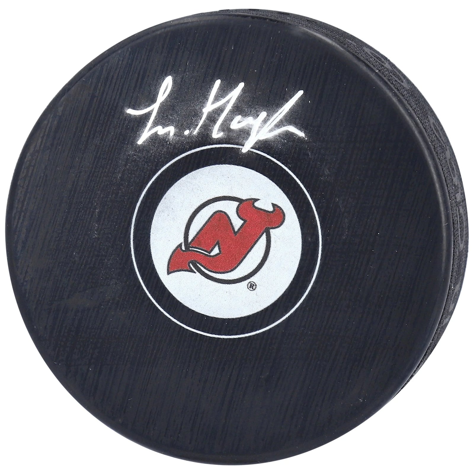 Luke Hughes Signed Hockey Puck | New Jersey Devils