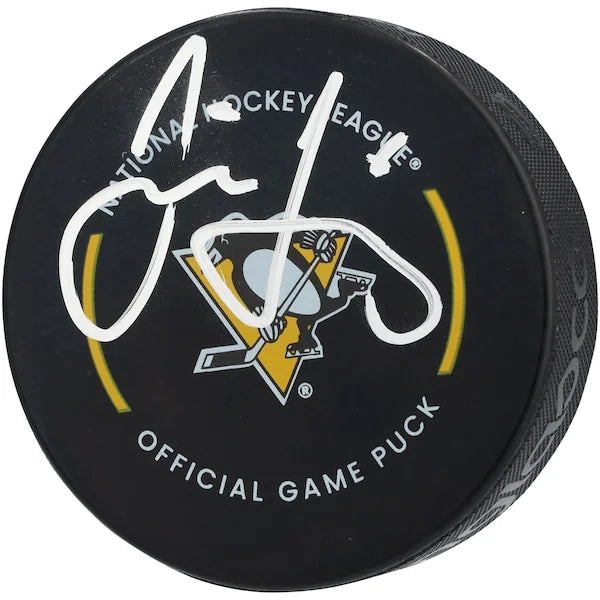 Jaromir Jagr Signed Pittsburgh Penguins Official Game Puck | Authenticated