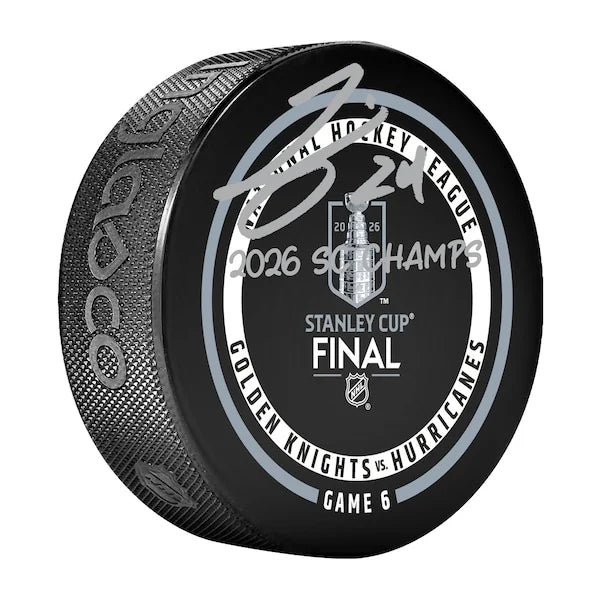 Seth Jarvis Signed Carolina Hurricanes 2026 Stanley Cup Puck | Authenticated