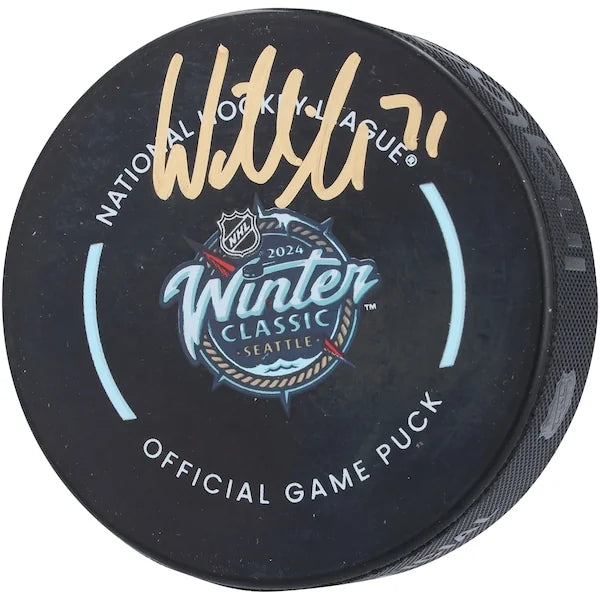 William Karlsson Signed 2024 Winter Classic Puck | Vegas Golden Knights
