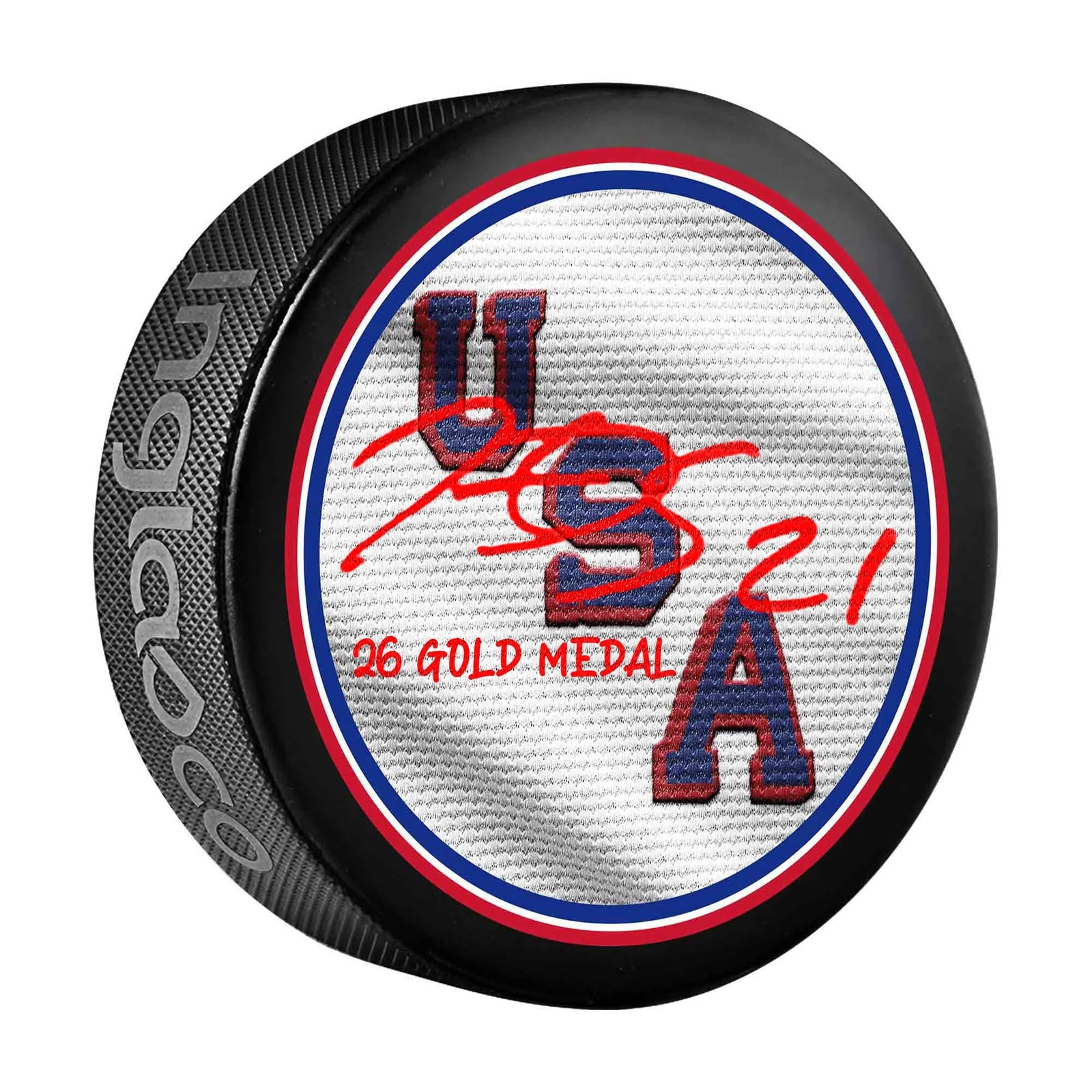Hilary Knight Signed 2026 Olympic Hockey Puck | Team USA Gold Medal