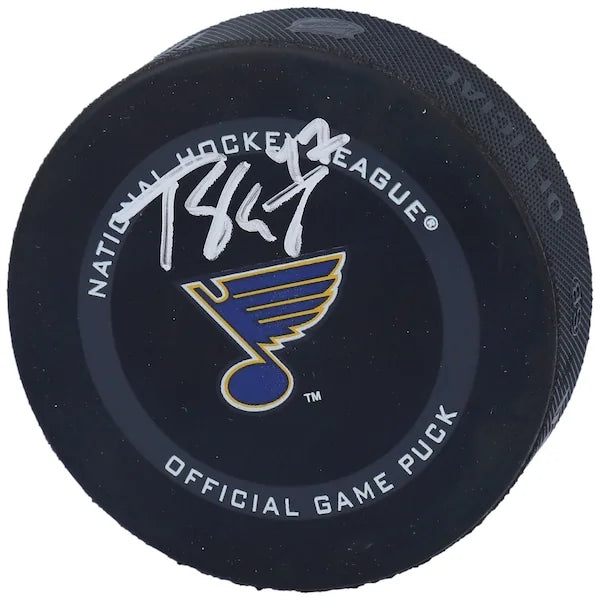Torey Krug Signed St. Louis Blues Official Game Puck | Authenticated