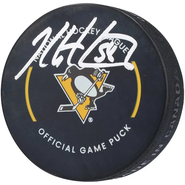 Kris Letang Signed Pittsburgh Penguins Official Game Puck | Authenticated