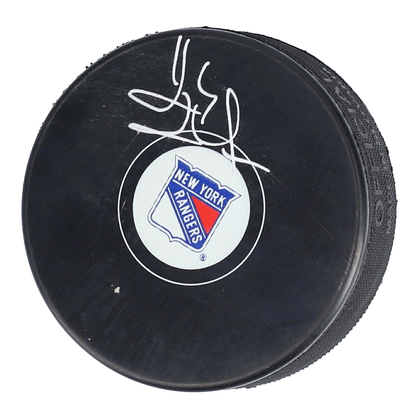 Henrik Lundqvist Signed Rangers Hockey Puck | Authenticated