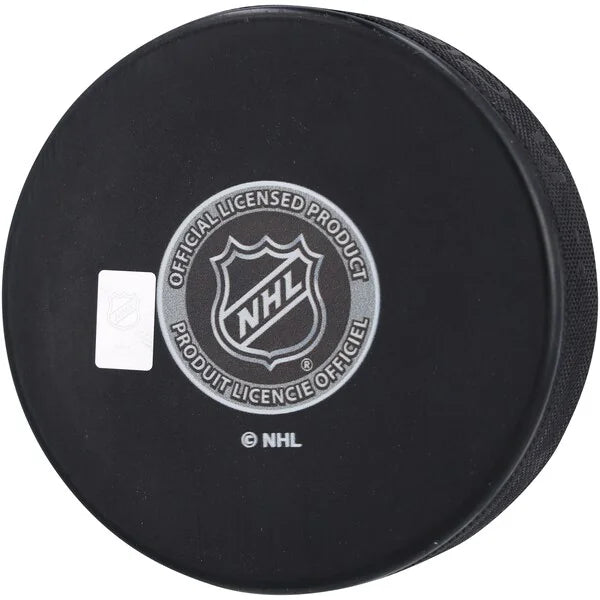 Henrik Lundqvist Signed Hockey Puck | HOF 23 Inscription
