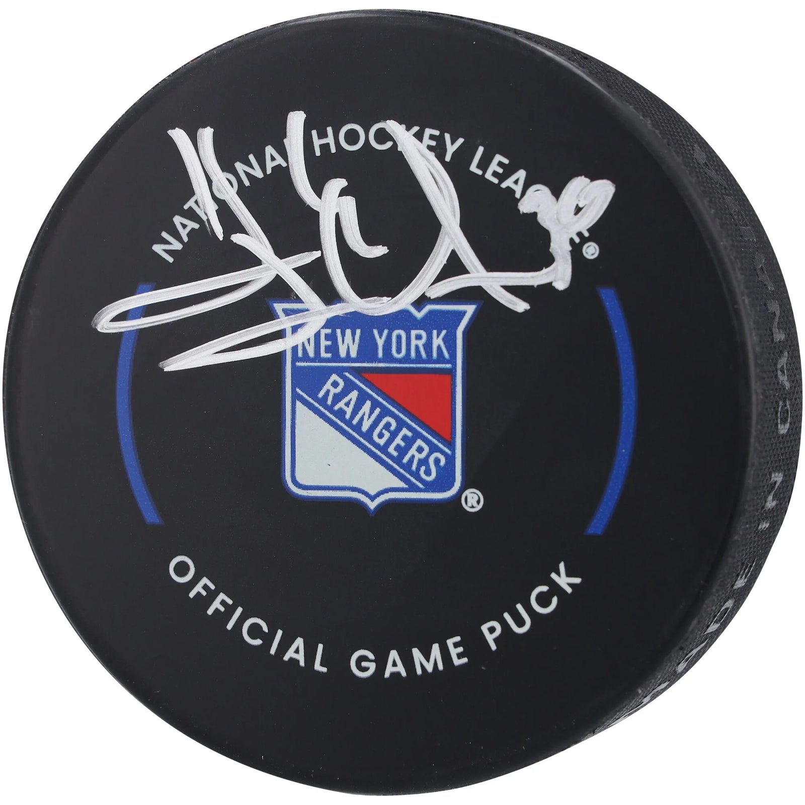 Henrik Lundqvist Signed Official Game Puck | New York Rangers