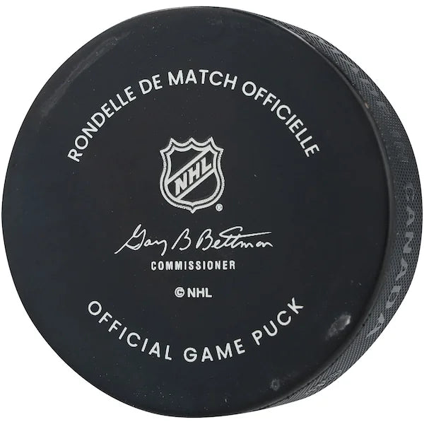 Henrik Lundqvist Signed 100th Anniversary Rangers Puck | Authenticated