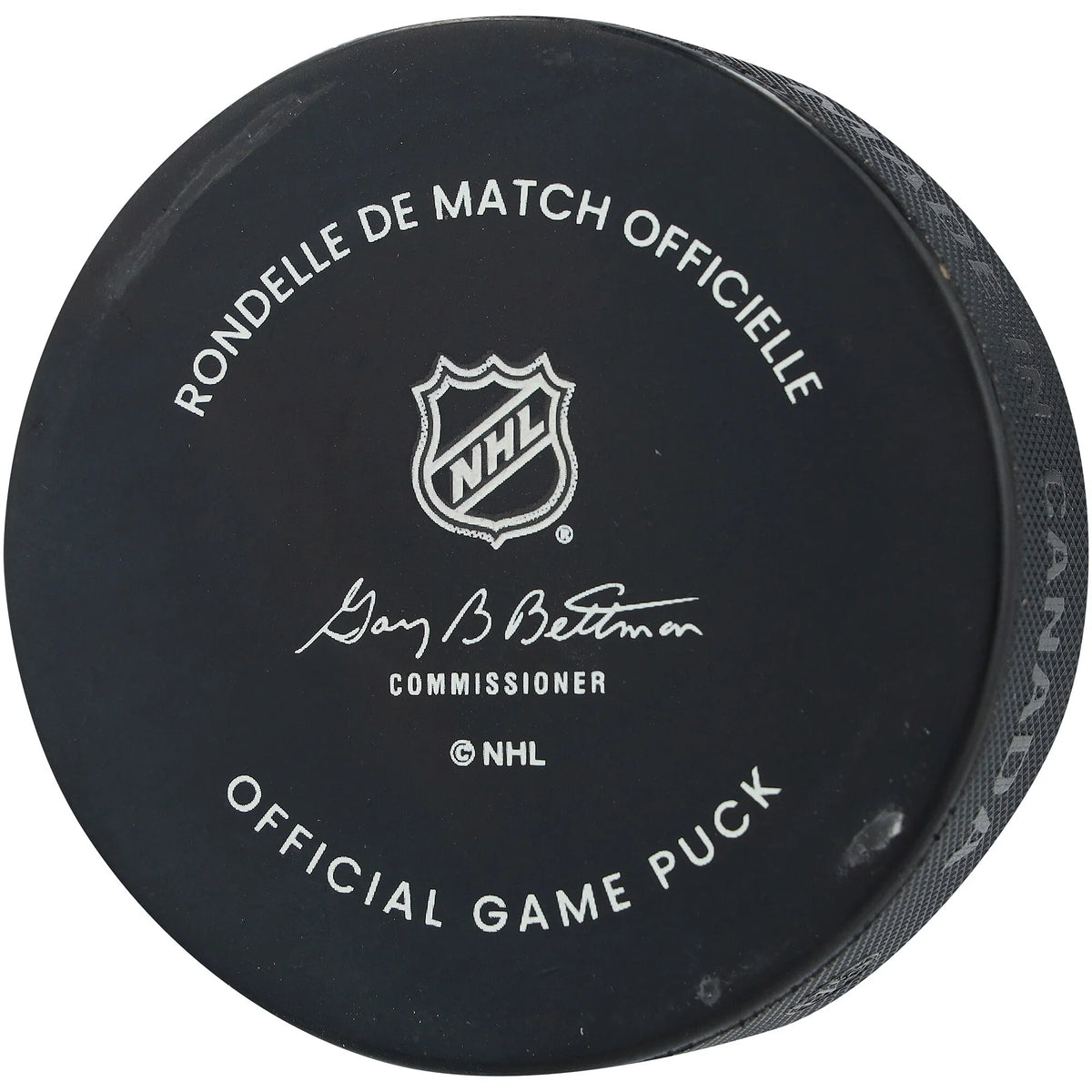 Henrik Lundqvist Signed 100th Anniversary Rangers Puck | Authenticated