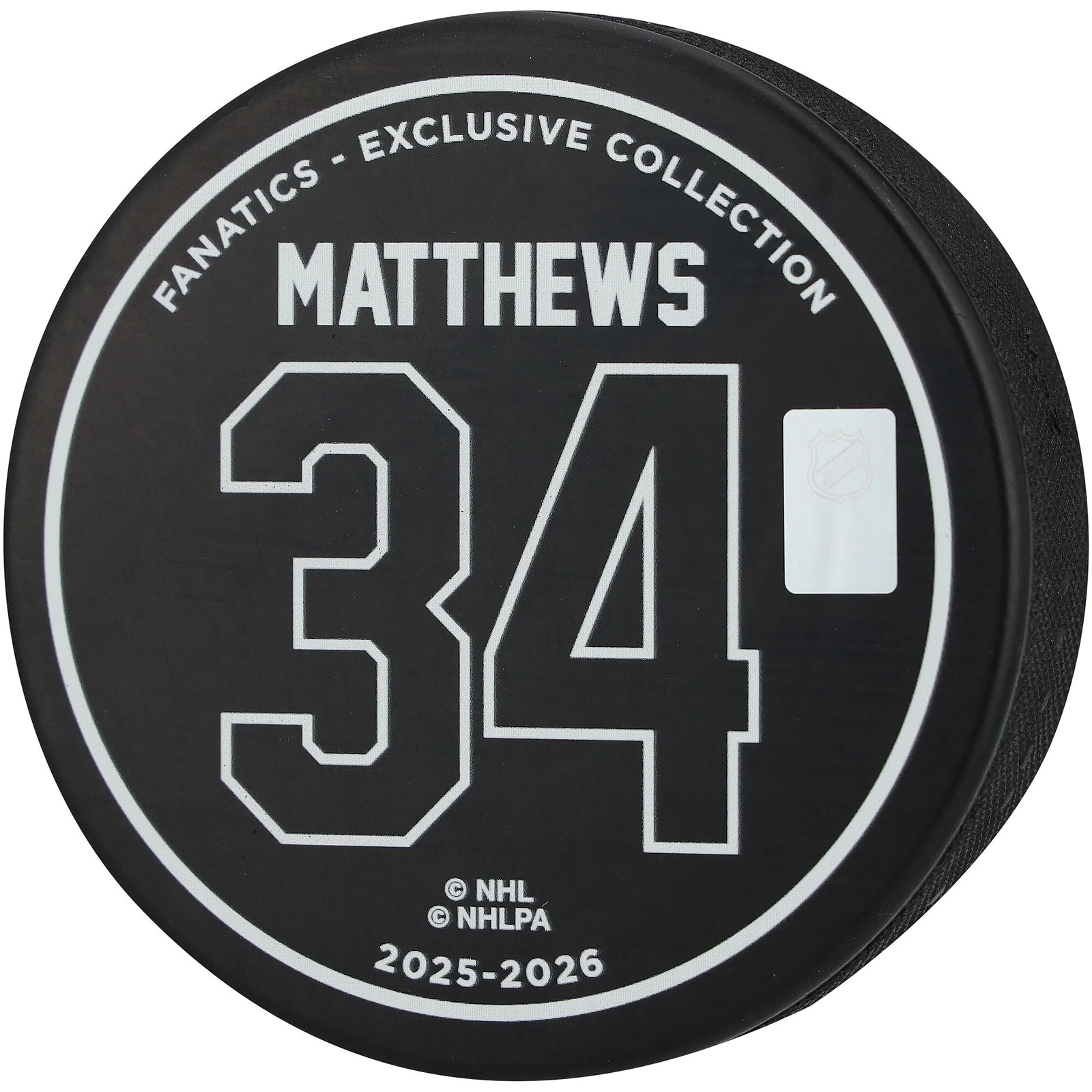 Auston Matthews Signed Hockey Puck | Franchise Goal Leader Limited Edition