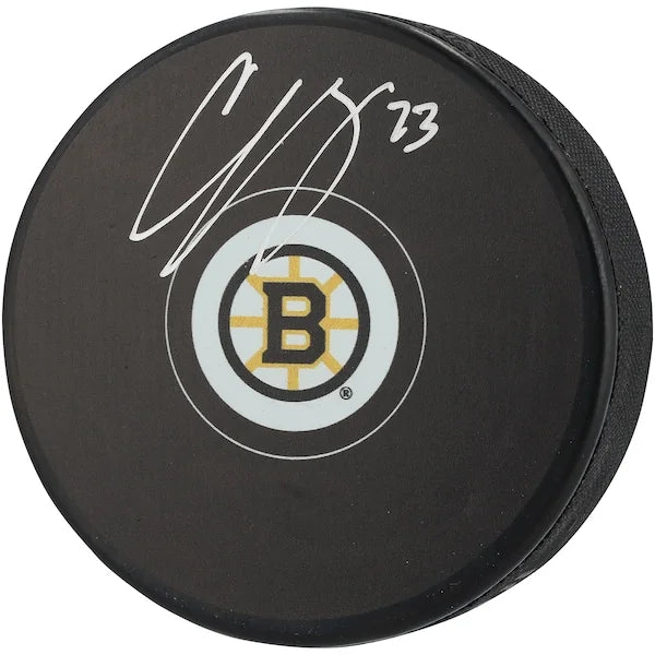 Charlie McAvoy Signed Boston Bruins Hockey Puck | Authenticated