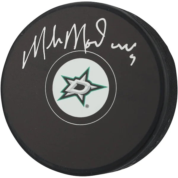 Mike Modano Signed Dallas Stars Hockey Puck | Authenticated