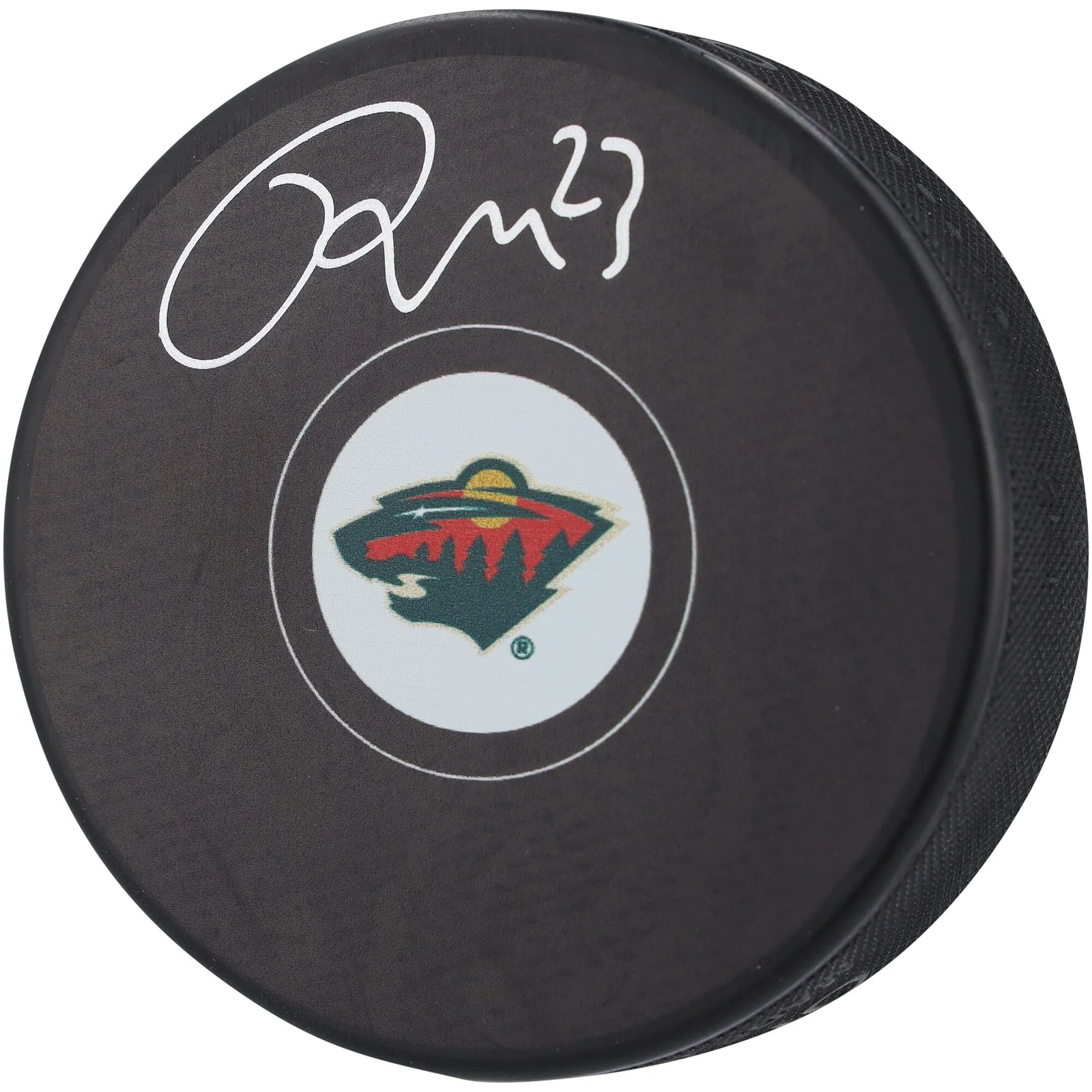 Marco Rossi Minnesota Wild Fanatics Authentic Autographed Hockey Puck - F2