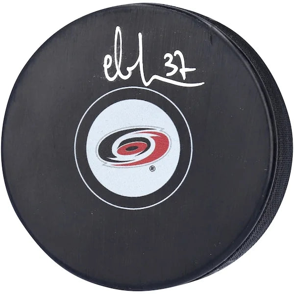 Andrei Svechnikov Carolina Hurricanes Autographed Hockey Puck - FA