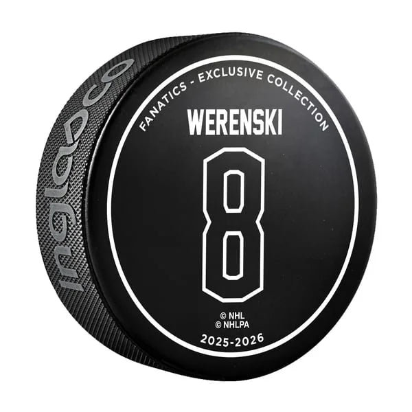 Zach Werenski Signed 2026 Norris Trophy Winner Puck | Limited Edition of 108 | WPUCKWE0051