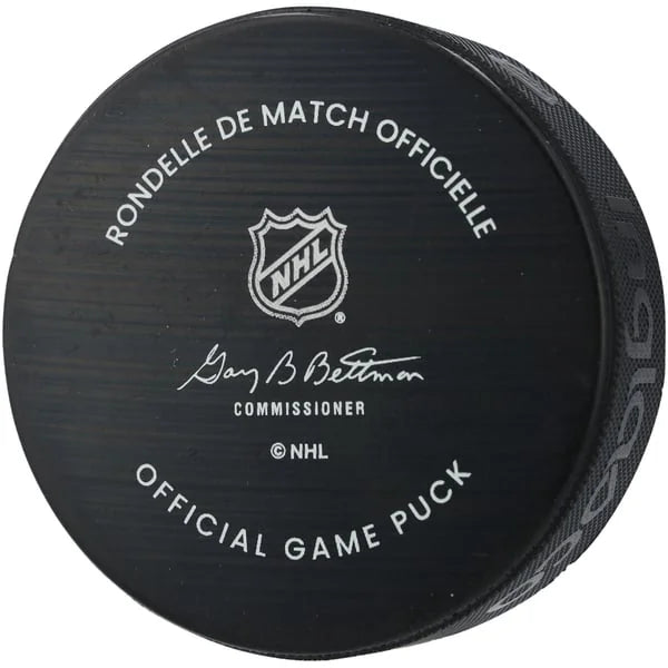 Steve Yzerman Signed Detroit Red Wings 100th Anniversary Game Puck | WPUCKYZ0017