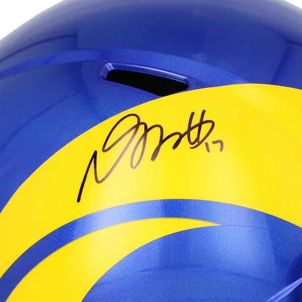 Davante Adams Signed Riddell Speed Replica Helmet | Los Angeles Rams