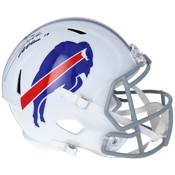 Josh Allen Signed Buffalo Bills Riddell Speed Helmet | Authenticated